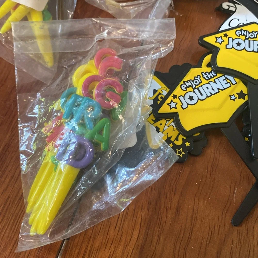 Mixed lot of Graduation party cake cupcakes decorating  grad supplies